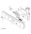 CONTROL PANEL Diagram and Parts List for ZET3058SH4SS  General Electric Wall Oven