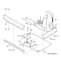CENTER SPACER Diagram and Parts List for ZET3058SH4SS  General Electric Wall Oven