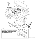 CONTROL PANEL Diagram and Parts List for JTP75WM2WW  General Electric Wall Oven
