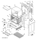 LOWER OVEN Diagram and Parts List for JB855DP1BB  General Electric Range