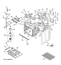 BODY PARTS Diagram and Parts List for PB969SP1SS  General Electric Range