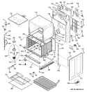 LOWER OVEN Diagram and Parts List for PB975SP1SS  General Electric Range
