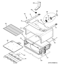 UPPER OVEN Diagram and Parts List for PB976SN1SS  General Electric Range