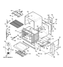 BODY PARTS Diagram and Parts List for PD968SP1SS  General Electric Range