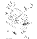Part Location Diagram of WB36K10896 GE PANEL AND COVER Assembly