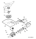 Part Location Diagram of WD26X10046 GE PUMP DRAIN Assembly