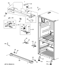 CASE PARTS Diagram and Parts List for PFSS6SMXESS  General Electric Refrigerator