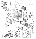 MICROWAVE Diagram and Parts List for JES1290ML03  General Electric Microwave