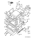 BODY PARTS Diagram and Parts List for JGB3000ER2BB  General Electric Range