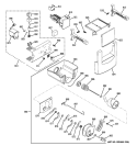 Part Location Diagram of WR74X10260 GE COVER DISP