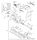 Part Location Diagram of WR02X13352 GE SPRING DEFLECTOR