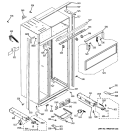 CASE PARTS Diagram and Parts List for ZISS480DXBSS  General Electric Refrigerator