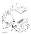 QUICK CHILL Diagram and Parts List for ZSEB480DYB  General Electric Refrigerator