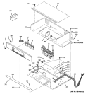 CONTROL PANEL Diagram and Parts List for JKP75DP3BB  General Electric Wall Oven