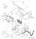 CONTROL PANEL Diagram and Parts List for PK956SM5SS  General Electric Wall Oven