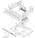 CENTER SPACER Diagram and Parts List for ZET2PM3SS  General Electric Wall Oven