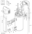 Part Location Diagram of WS51X20161 GE ELEMENT HEATING W GASKET