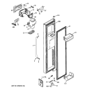 FREEZER DOOR Diagram and Parts List for GSE29KGYBCSS  General Electric Refrigerator
