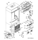 CONTROLS & COMPONENTS Diagram and Parts List for ZIC360NXARH  General Electric Refrigerator