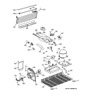 UNIT PARTS Diagram and Parts List for A3316ABSHRBB  General Electric Refrigerator