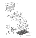 UNIT PARTS Diagram and Parts List for GTE16HBWNRWW  General Electric Refrigerator