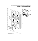 CONTROL PANEL Diagram and Parts List for PT970SM2SS  General Electric Microwave Oven Combo