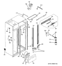 FRESH FOOD SECTION Diagram and Parts List for ZSEP480DYBSS  General Electric Refrigerator