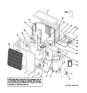 ROOM AIR CONDITIONER Diagram and Parts List for AE0RD14DM0V1  General Electric Air Conditioner