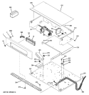 CONTROL PANEL Diagram and Parts List for JTP75DP2WW  General Electric Wall Oven