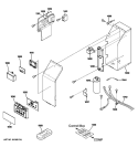 Part Location Diagram of WJ26X10320 GE REMOTE CONTROLLER