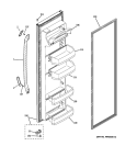 FRESH FOOD DOOR Diagram and Parts List for GSS20IETJWW  General Electric Refrigerator