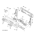CONTROL PANEL Diagram and Parts List for JB400DP2WW  General Electric Range