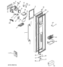 Part Location Diagram of WR17X21781 GE DISPENSER ICE FUNNEL