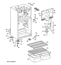 CABINET Diagram and Parts List for HTJ17BBT2RSA  Hotpoint Refrigerator
