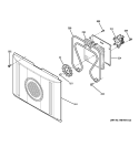 CONVECTION FAN Diagram and Parts List for JB740SP2SS  General Electric Range
