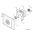 CONVECTION FAN Diagram and Parts List for PB910DP2BB  General Electric Range