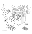 BODY PARTS Diagram and Parts List for PCB969DP2WW  General Electric Range