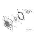 CONVECTION FAN Diagram and Parts List for PCB975DP3BB  General Electric Range
