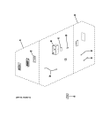 CONTROL PARTS Diagram and Parts List for AKQ12DNT1  General Electric Air Conditioner