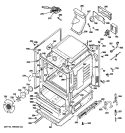 BODY PARTS Diagram and Parts List for JGB295SER1SS  General Electric Range