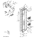FREEZER DOOR Diagram and Parts List for GSHS6LGZBCSS  General Electric Refrigerator