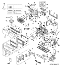 MICROWAVE Diagram and Parts List for CVM2072SM3SS  General Electric Microwave