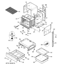 BODY PARTS Diagram and Parts List for JGSP28SEN2SS  General Electric Range