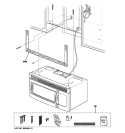 INSTALLATION PARTS Diagram and Parts List for JNM1541SM4SS  General Electric Microwave