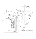 CONTROL PARTS Diagram and Parts List for JNM1541DM4BB  General Electric Microwave