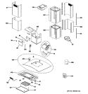 RANGE HOOD Diagram and Parts List for ZV925SL2SS  General Electric Range Hood