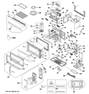 Part Location Diagram of 49-40336 GE REAR WALL TEMPLATE
