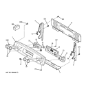CONTROL PANEL Diagram and Parts List for JB660DP1WW  General Electric Range