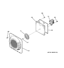 CONVECTION FAN Diagram and Parts List for JB680SP1SS  General Electric Range