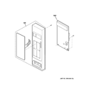 CONTROL PARTS Diagram and Parts List for JES735BJ01  General Electric Microwave